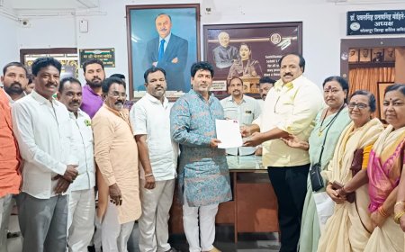 काँग्रेस कडून सोलापूर शहर उत्तर विधानसभेची उमेदवारीसाठी  सातलिंग शटगार यांची मागणी