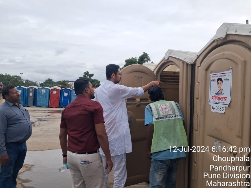 पंढरपूर शहरात येणाऱ्या वारकरी व भाविकांना उत्कृष्ट सोयी सुविधा देण्यासाठी प्रशासकीय यंत्रणा सज्ज