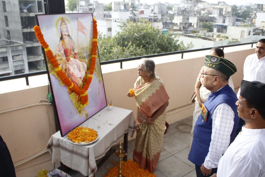 मोोतीबागमध्ये स्वातंत्र्य दिन ध्वजारोहण