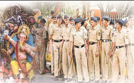 श्रीगणेशाच्या विसर्जनासाठी साडेतीन हजार पोलिसांची फौज