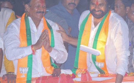 भाजपाचा सुपर पॉवर रोड शो, पवन कल्याणसाठी रेकॉर्ड ब्रेक गर्दी