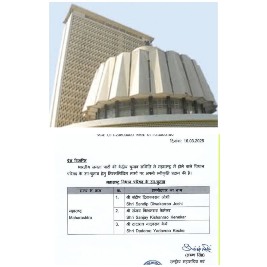 वि.प.साठी भाजपाची ट्वेन्टी 20