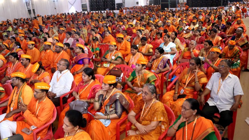 गोव्यात सनातन राष्ट्र शंखनाद महोत्सव, शंखनादसाठी 20 हजार भाविक उपस्थित