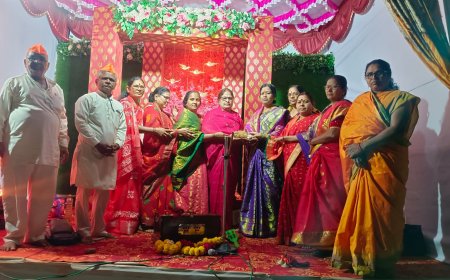 नगरसेविका राजश्री चव्हाण यांच्या हस्ते महाप्रसाद वाटप, बक्षीस वितरण