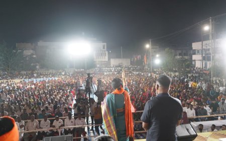 माधवी लता यांच्या रॅलीने कमळ फुलले!