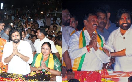 पवन कल्याणच्या रेकॉर्ड ब्रेक रॅलीने देशमुख मालक, देवेंद्र दादा, सुभाष बापू यांचे कल्याण