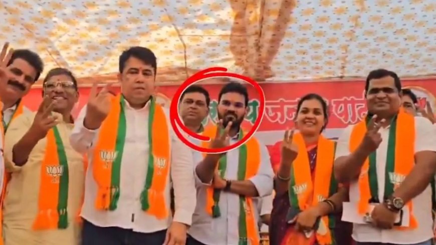 पालघर साधू हत्याकांडामधील आरोपी भाजपात पवित्र!