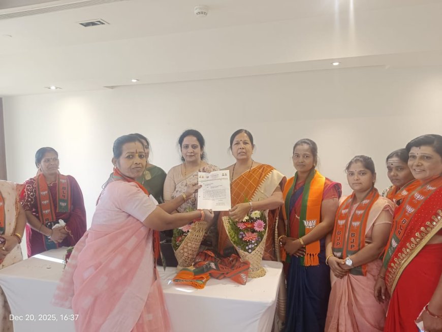 माजी नगरसेविका राजश्री चव्हाण यांचे पालकमंत्र्यांना साकडे