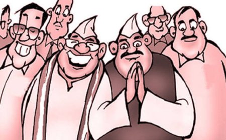 लाडके उमेदवार निवडणुकीपूर्वीच लखपती! सरोवरात पंचमुखी परमेश्‍वर प्रसन्न!!