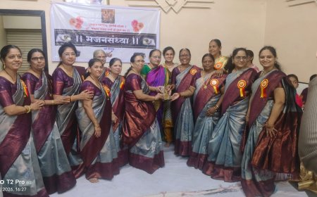 जुळे सोलापुरात भजनी मंडळांचा दरवळला स्मृतीगंध
