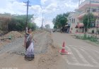अखेर नागरिकांना दिलासा! ओम गर्जना चौक–बॉम्बे पार्क रस्त्याच्या कामाला सुरुवात