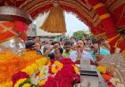 सर्वोदय,चाकोते नगरात 22 लाखाच्या निधीतून जलवाहिनी कामाचा शुभारंभ; आ.विजय देशमुखांनी घेतले संत गजानन महाराज पालखीचे दर्शन