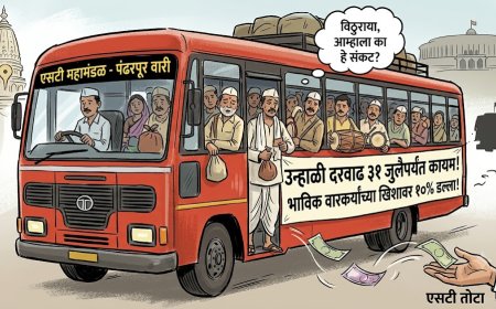 Ashadhi Wari : वारीतही एसटी भाविक वारकर्‍यांचा खिसा कापणार