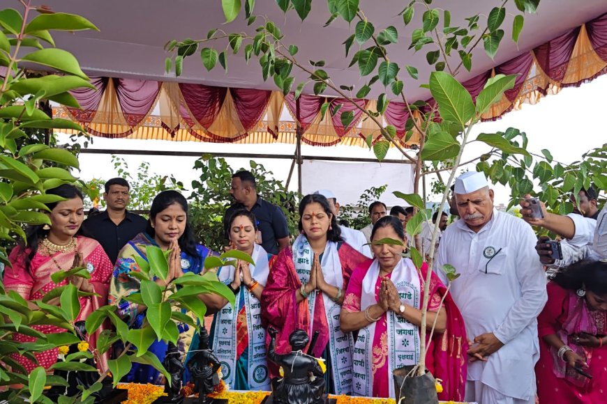 पर्यावरण रक्षक उपमहापौर ज्ञानेश्वरी देवकर यांचा वृक्षस्नेही निर्मल वारी, हरित वारी अभियान गौरव