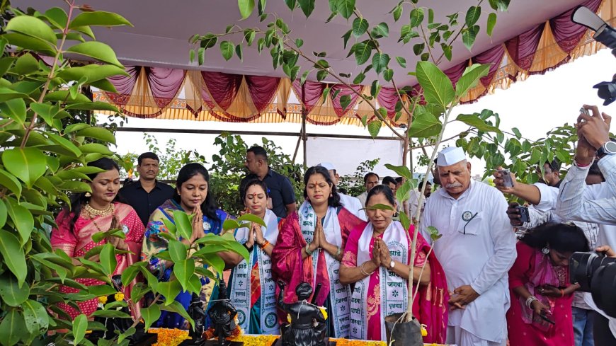 पर्यावरण रक्षक उपमहापौर ज्ञानेश्वरी देवकर यांचा वृक्षस्नेही निर्मल वारी, हरित वारी अभियान गौरव