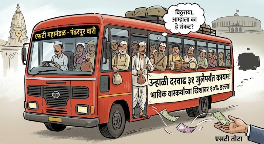 Ashadhi Wari : वारीतही एसटी भाविक वारकर्‍यांचा खिसा कापणार