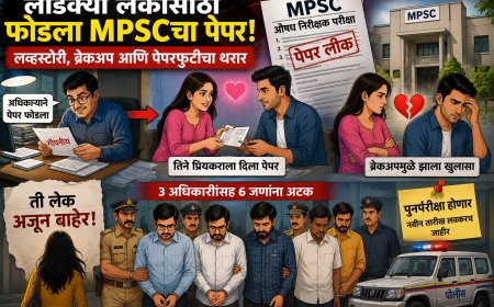 एमपीएससीच्या पेपरफुटीची अशीही लव्ह स्टोरी!