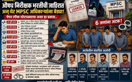 औषध निरीक्षक पद भरतीची जाहिरात अन् थेट एमपीएससी अधिकार्‍यांना बेड्या..