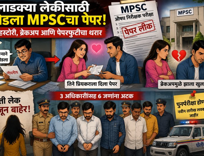 एमपीएससीच्या पेपरफुटीची अशीही लव्ह स्टोरी!