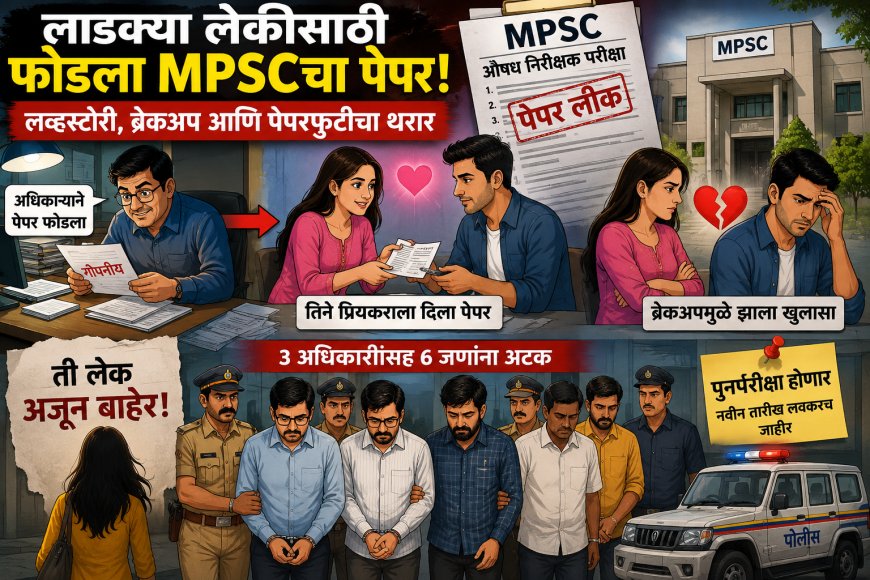 एमपीएससीच्या पेपरफुटीची अशीही लव्ह स्टोरी!