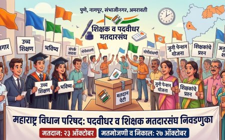 MLC Election 2026 : विधान परिषद पदवीधर, शिक्षक मतदार संघ निवडणूक जाहीर