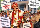 नवरोबाचं चक्क गाढवासोबत लगीन, म्हणे बायको नांदायलाच नाही येत